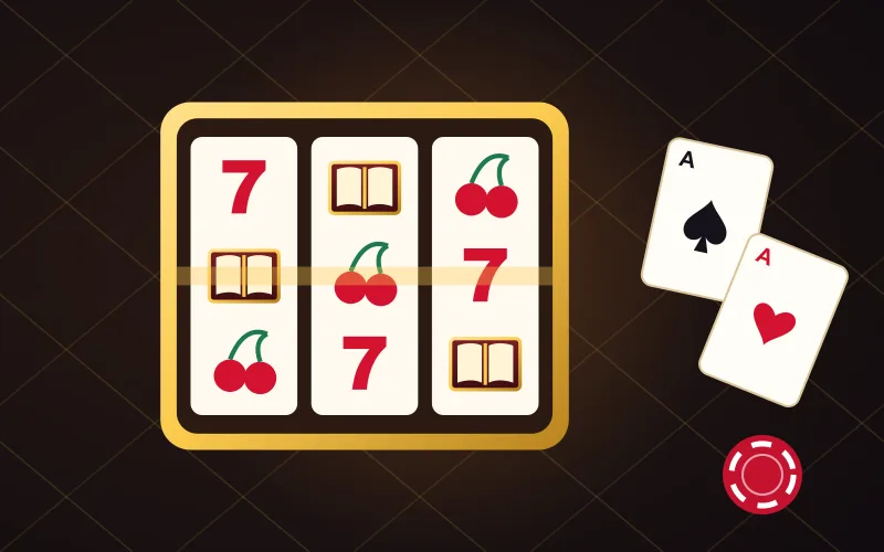 Book of Bet casino games: pokies reels with sevens, books and cherries